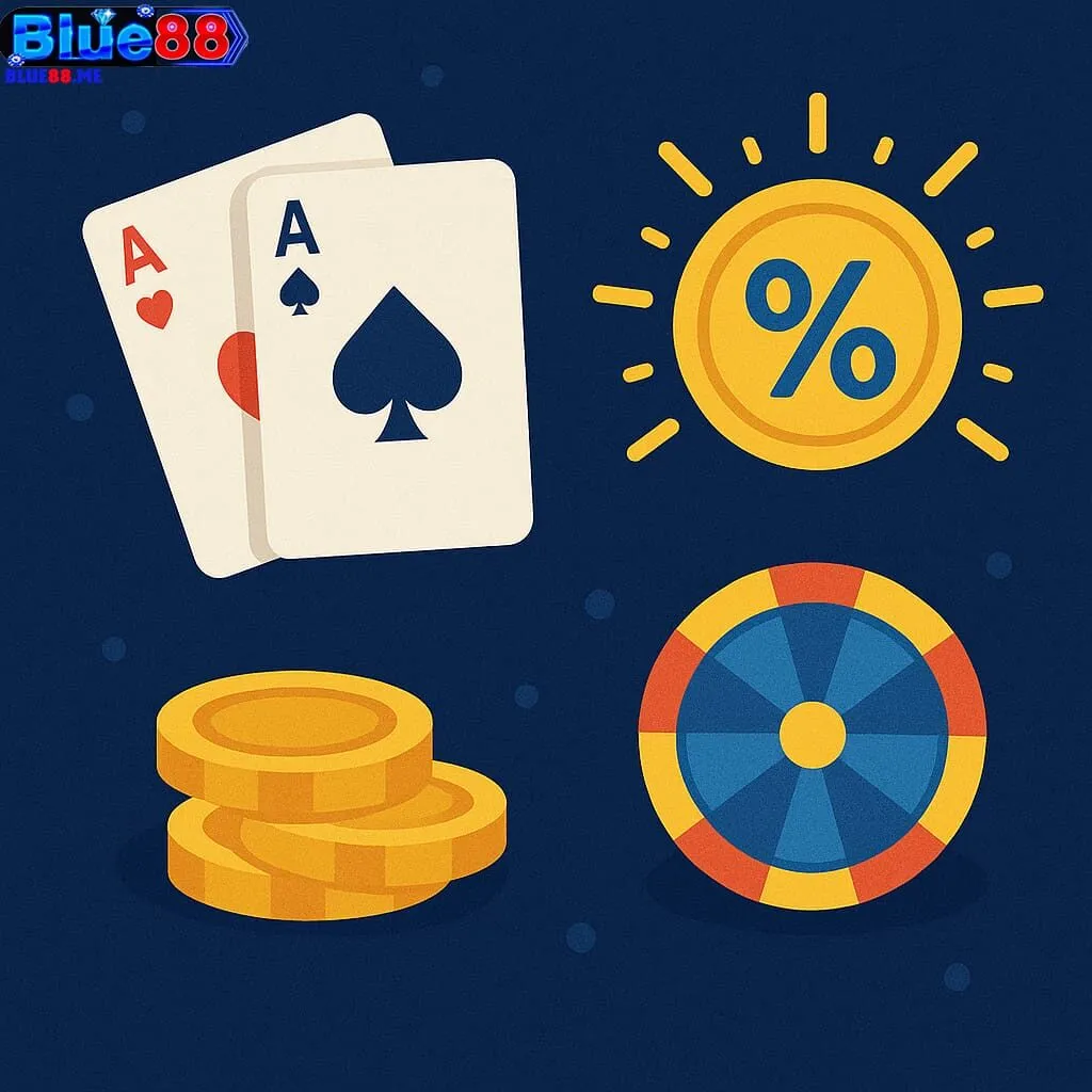 Danh Mục Game Bài Phổ Biến Tại Blue88